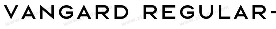 Vangard Regular字体转换